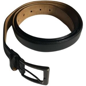 Kirkland Signature Belt, Italian Full Grain Leather, Sz 44, Minimalist, Neutral